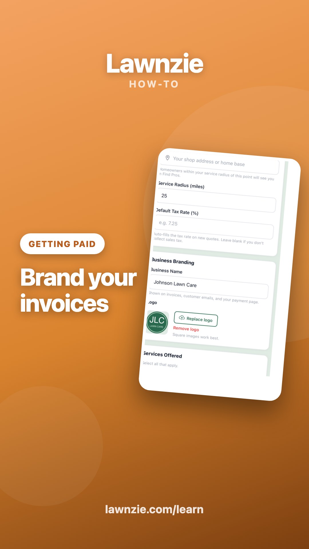 Brand your invoices — video tutorial