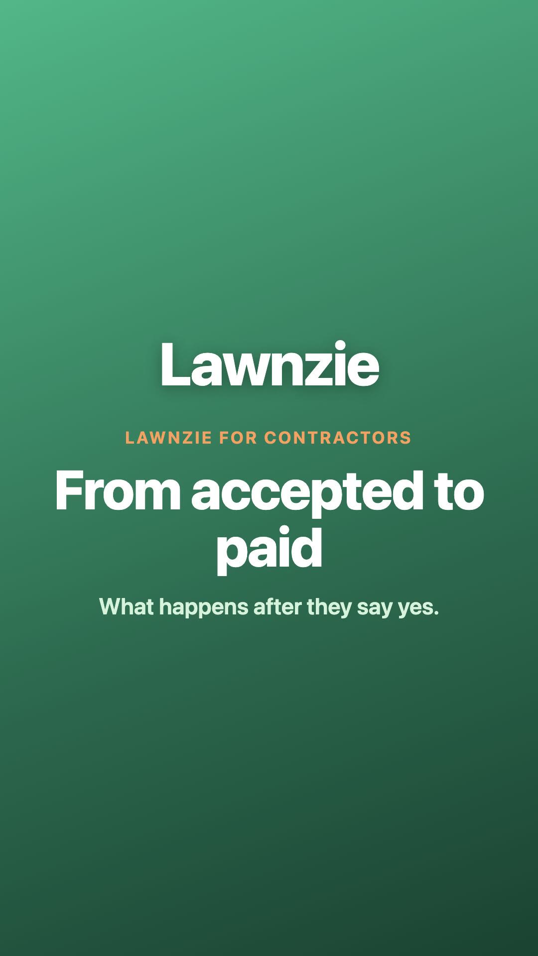 From accepted to paid — video tutorial