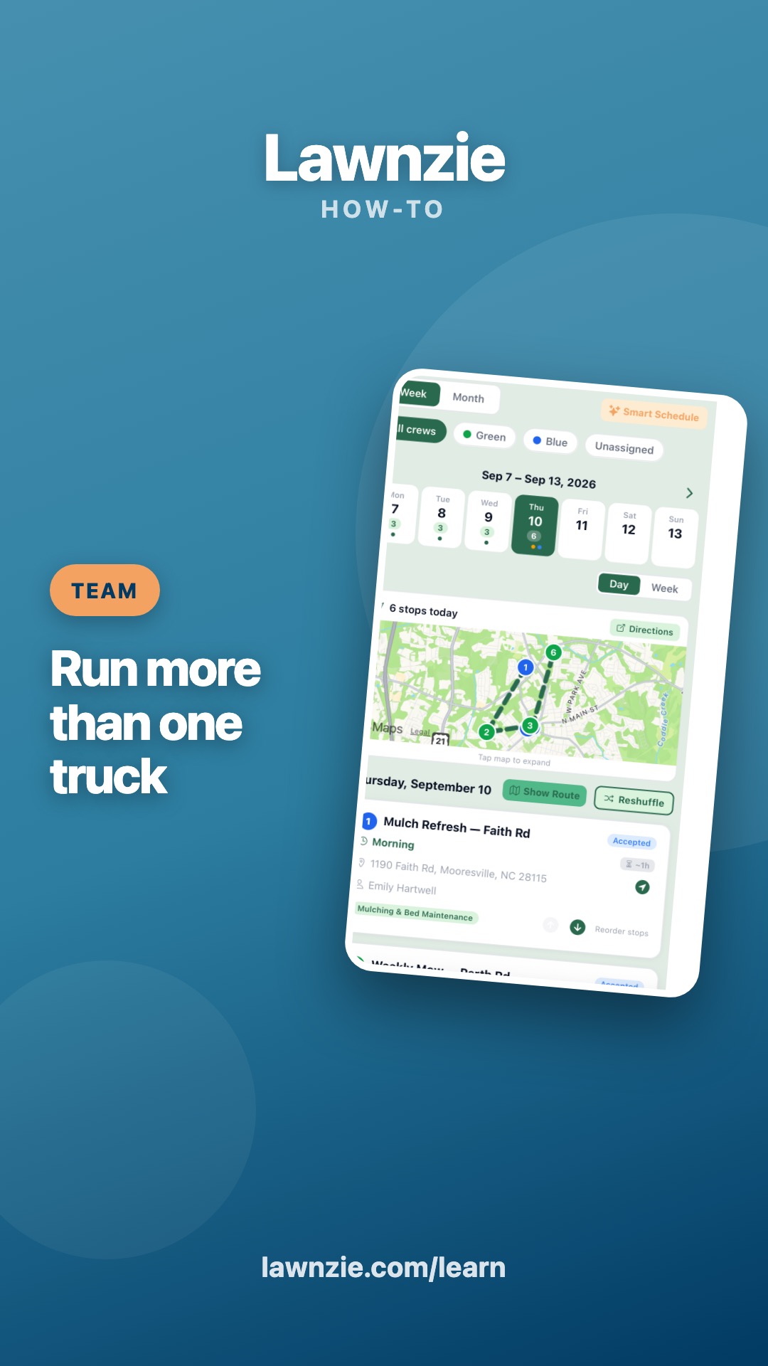 Run more than one truck — video tutorial