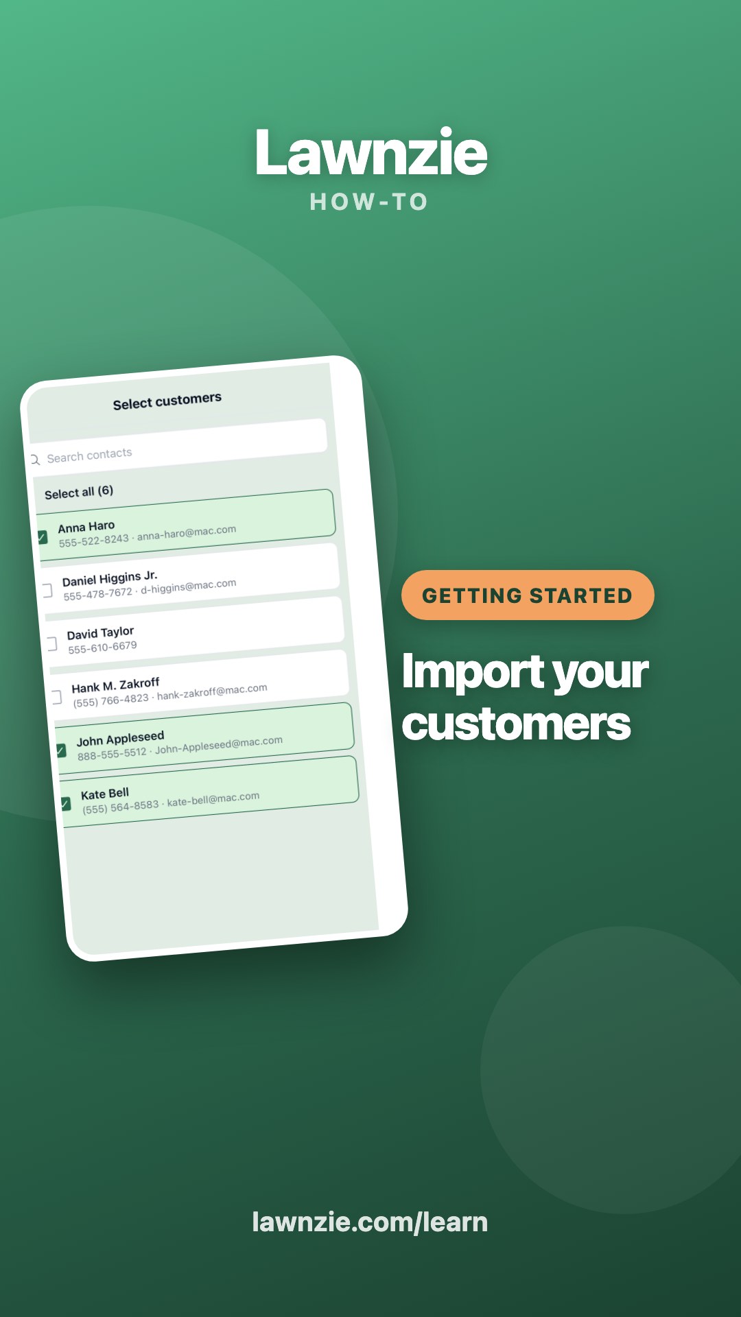 Import your customers — video tutorial