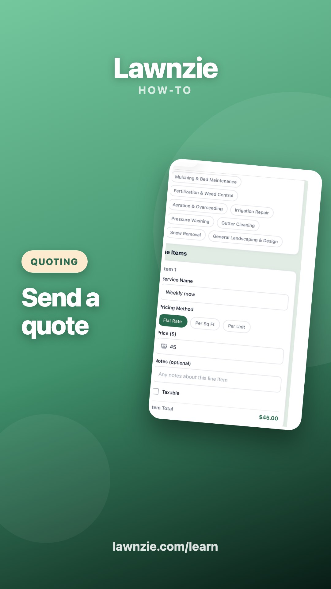 Send a quote